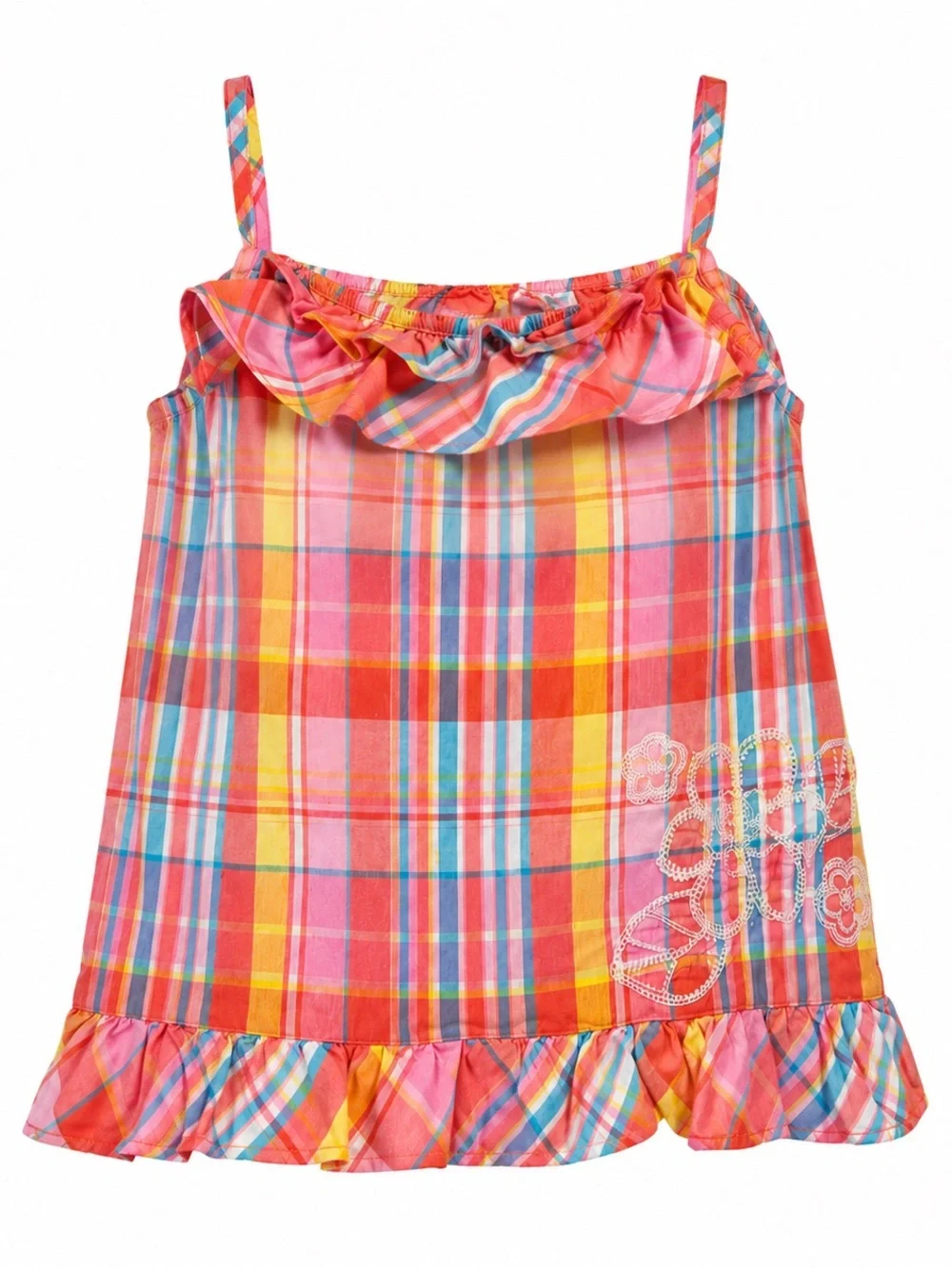 OshKosh Madras Plaid Sundress Size 4T
